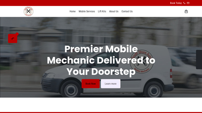 The South Shore Auto website